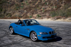 2001 BMW M Roadster in Laguna Seca Blue over Dark Gray & Black Nappa