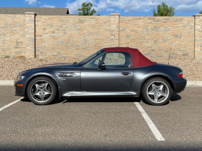 2001 BMW M Roadster in Steel Gray Metallic over Imola Red & Black Nappa